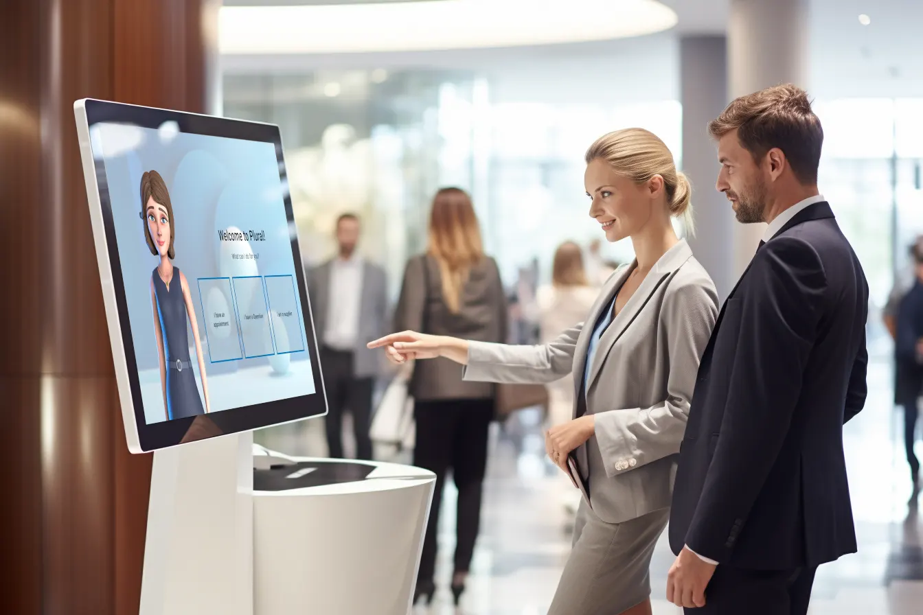 Touchscreen Display Rentals for Event Reception Desk